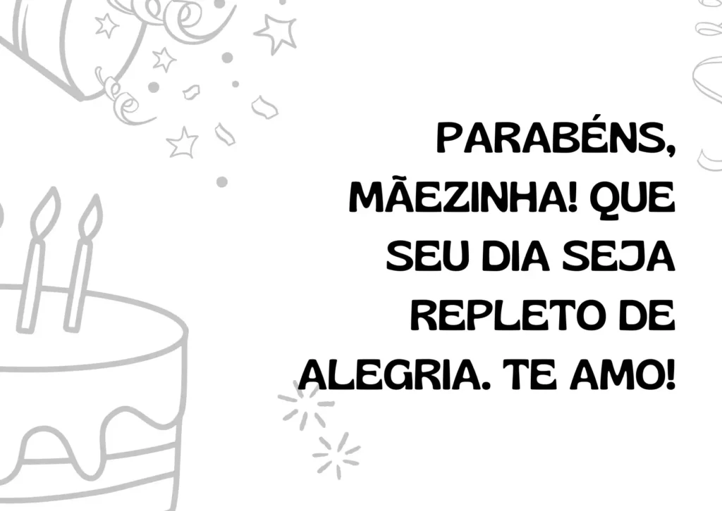 Feliz Aniversário Mãe Curta