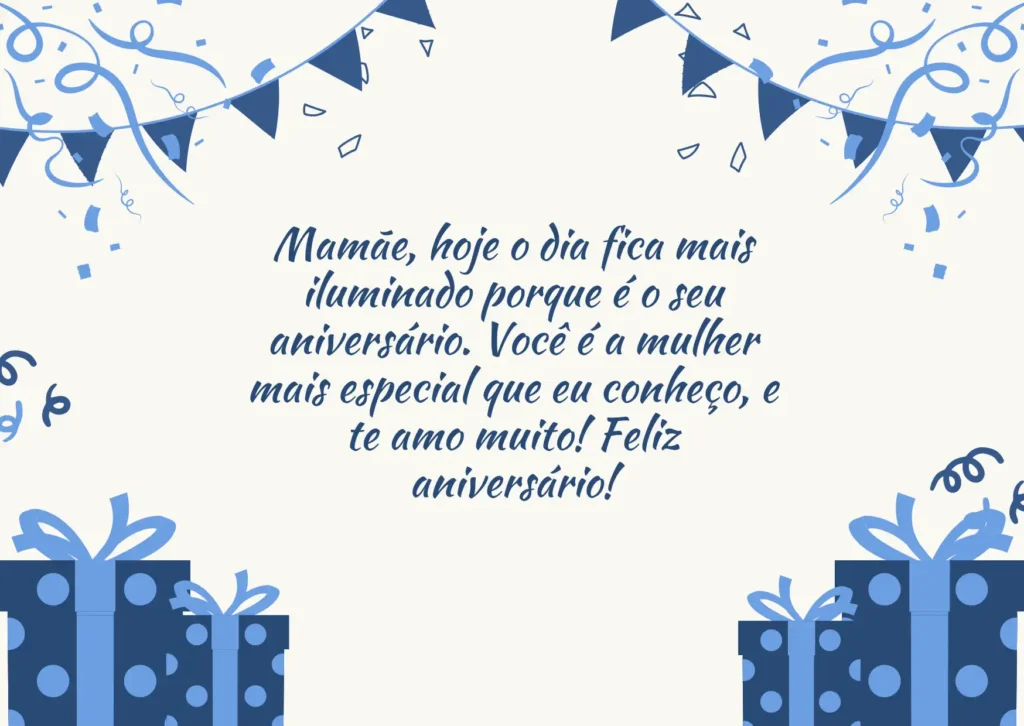 Feliz Aniversário Mãe Especial