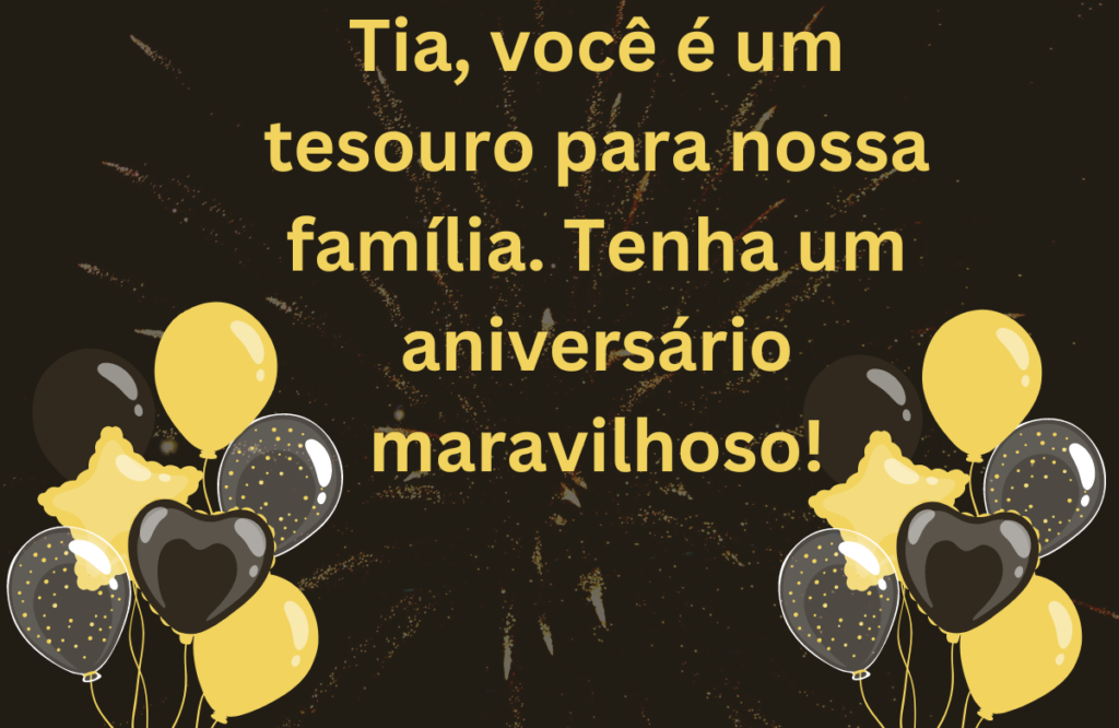 Mensagens de Feliz Aniversário Para Tia