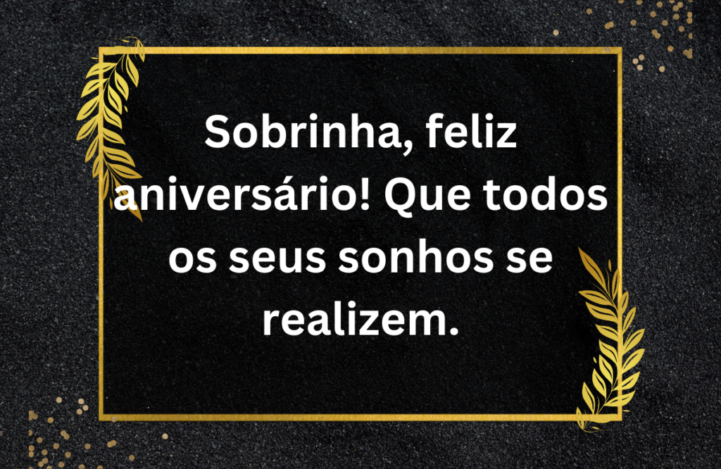 Mensagem Curta de Aniversário Para Sobrinha